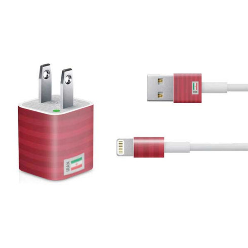 Iran Soccer Flag iPhone Charger (5W USB) Skin